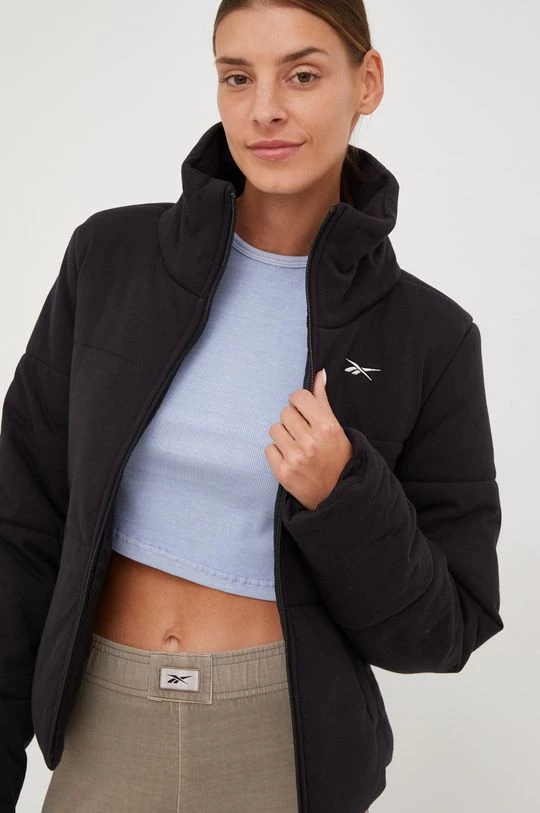 Γυναικεία Κοντά μπουφάν Μπουφάν Reebok μαύρο, 1 Γυναικεία Κοντά μπουφάν Μπουφάν Reebok μαύρο,