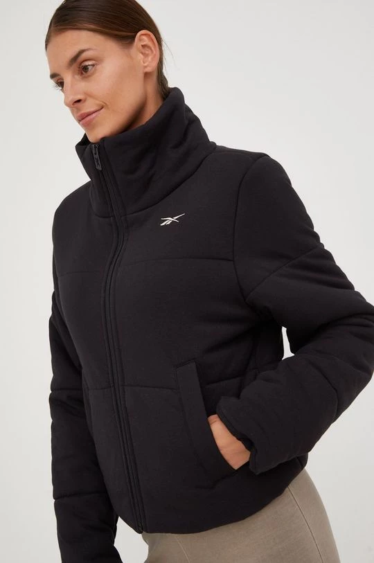 Γυναικεία Κοντά μπουφάν Μπουφάν Reebok μαύρο, 2 Γυναικεία Κοντά μπουφάν Μπουφάν Reebok μαύρο, - Image 2