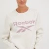 Γυναικεία Χωρίς φερμουάρ Μπλούζα Reebok Identity , χρώμα: μπεζ