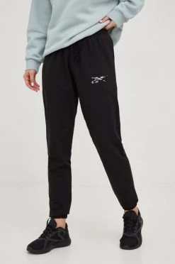 Γυναικεία Παντελόνια φόρμας Παντελόνι φόρμας Reebok Safari , χρώμα: μαύρο