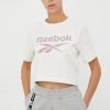 Γυναικεία Κοντομάνικο Μπλουζάκι Reebok μπεζ
