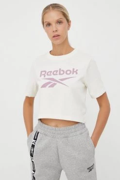 Γυναικεία Κοντομάνικο Μπλουζάκι Reebok μπεζ