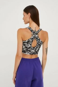 Γυναικεία Αθλητικά σουτιέν Αθλητικό σουτιέν Reebok Modern Safari μαύρο -Reebok Εκπτώσεις unnamed file 2479