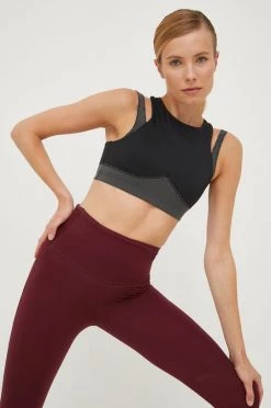 Γυναικεία Αθλητικά σουτιέν Σουτιέν γιόγκα Reebok Studio Layered μαύρο -Reebok Εκπτώσεις unnamed file 2497