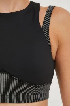 Γυναικεία Αθλητικά σουτιέν Σουτιέν γιόγκα Reebok Studio Layered μαύρο -Reebok Εκπτώσεις unnamed file 2500