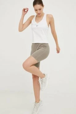 Γυναικεία Αμάνικος Τοπ προπόνησης Reebok Workout Ready άσπρο