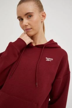 Γυναικεία Χωρίς φερμουάρ Μπλούζα Reebok μαόνι