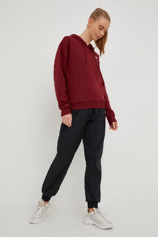 Γυναικεία Χωρίς φερμουάρ Μπλούζα Reebok μαόνι 2 Γυναικεία Χωρίς φερμουάρ Μπλούζα Reebok μαόνι - Image 2