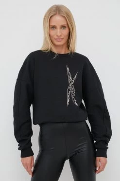 Γυναικεία Χωρίς φερμουάρ Μπλούζα Reebok μαύρο,