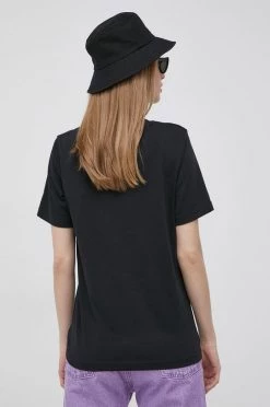 Γυναικεία Κοντομάνικο Μπλουζάκι Reebok χρώμα: μαύρο -Reebok Εκπτώσεις unnamed file 2654