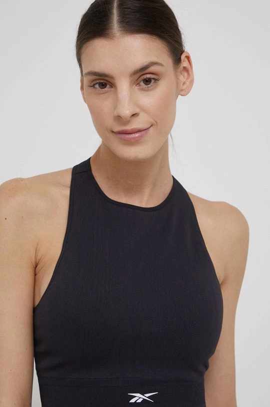 Γυναικεία Αμάνικος Τοπ προπόνησης Reebok United By Fitness Myoknit μαύρο 4 Γυναικεία Αμάνικος Τοπ προπόνησης Reebok United By Fitness Myoknit μαύρο - Image 4