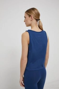 Γυναικεία Αμάνικος Reebok - Βαμβακερό τοπ χάλυβα μπλε -Reebok Εκπτώσεις unnamed file 2728