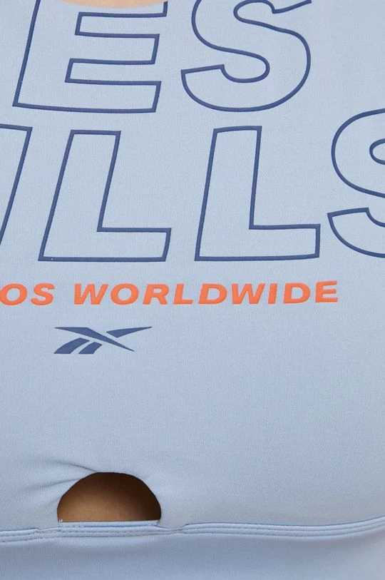 Γυναικεία Αθλητικά σουτιέν Τοπ προπόνησης Reebok ανοιχτό μπλε 5 Γυναικεία Αθλητικά σουτιέν Τοπ προπόνησης Reebok ανοιχτό μπλε - Image 5