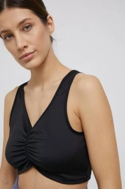 Γυναικεία Αμάνικος Top Reebok χρώμα: μαύρο