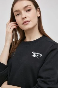 Γυναικεία Χωρίς φερμουάρ Μπλούζα Reebok χρώμα: μαύρο -Reebok Εκπτώσεις unnamed file 2843