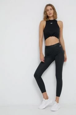 Γυναικεία Κολάν Reebok χρώμα: μαύρο