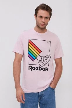 Γυναικεία Κοντομάνικο Βαμβακερό μπλουζάκι Reebok ροζ -Reebok Εκπτώσεις unnamed file 2899