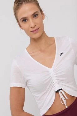 Γυναικεία Κοντομάνικο Μπλουζάκι Reebok χρώμα: άσπρο
