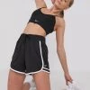 Γυναικεία Σορτς Reebok χρώμα: μαύρο