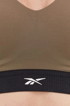 Γυναικεία Αθλητικά σουτιέν Reebok - Αθλητικό σουτιέν καφέ πράσινο -Reebok Εκπτώσεις unnamed file 2985