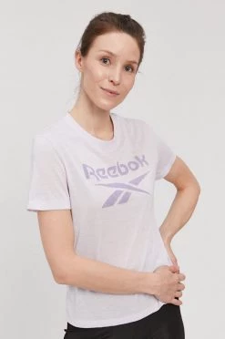 Γυναικεία Κοντομάνικο Μπλουζάκι Reebok χρώμα: ροζ