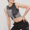 Γυναικεία Αμάνικος Top Reebok χρώμα: γκρι