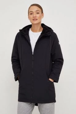 Γυναικεία Μακριά μπουφάν Μπουφάν Reebok μαύρο,