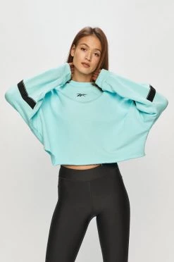 Γυναικεία Χωρίς φερμουάρ Reebok - Μπλούζα ανοιχτό μπλε