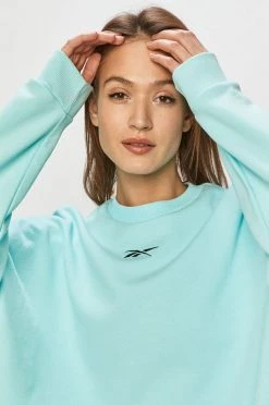 Γυναικεία Χωρίς φερμουάρ Reebok - Μπλούζα ανοιχτό μπλε -Reebok Εκπτώσεις unnamed file 3022