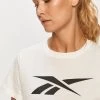 Γυναικεία Κοντομάνικο Reebok - Μπλουζάκι λευκό