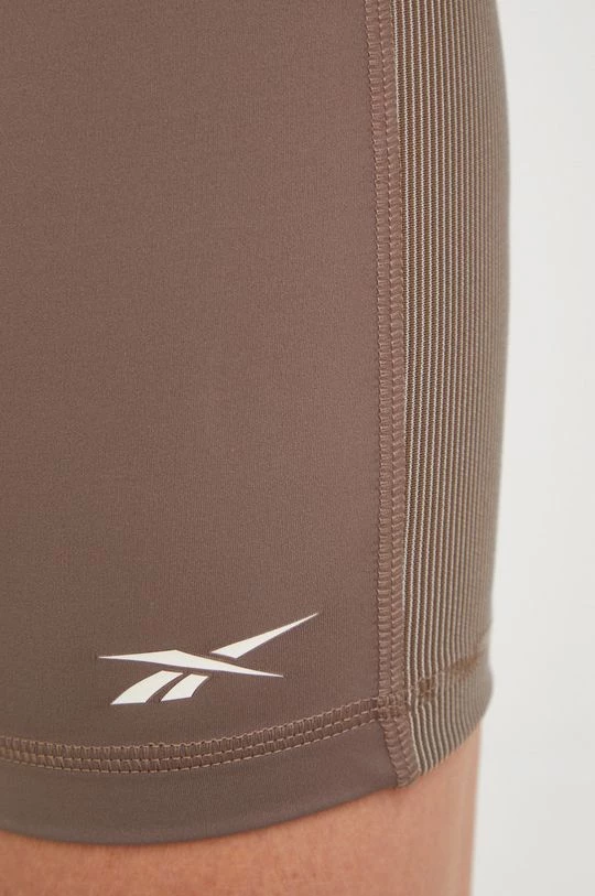 Γυναικεία Σορτς γιόγκα Reebok καφέ, 4 Γυναικεία Σορτς γιόγκα Reebok καφέ, - Image 4