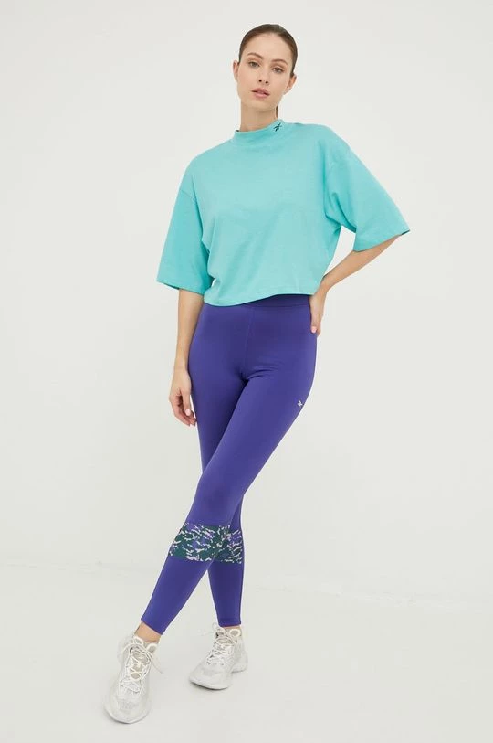 Γυναικεία Κοντομάνικο Μπλουζάκι Reebok τιρκουάζ 2 Γυναικεία Κοντομάνικο Μπλουζάκι Reebok τιρκουάζ - Image 2