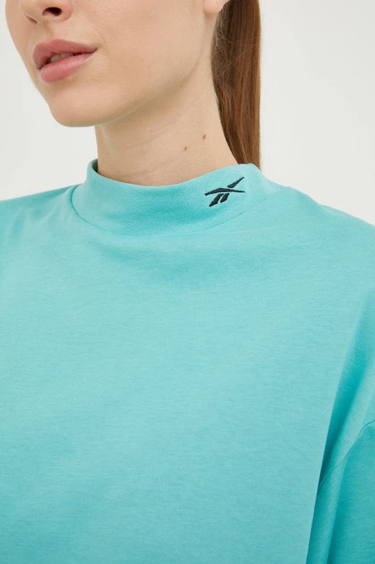 Γυναικεία Κοντομάνικο Μπλουζάκι Reebok τιρκουάζ 5 Γυναικεία Κοντομάνικο Μπλουζάκι Reebok τιρκουάζ - Image 5