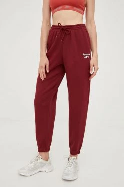 Γυναικεία Παντελόνια φόρμας Παντελόνι φόρμας Reebok κάστανο