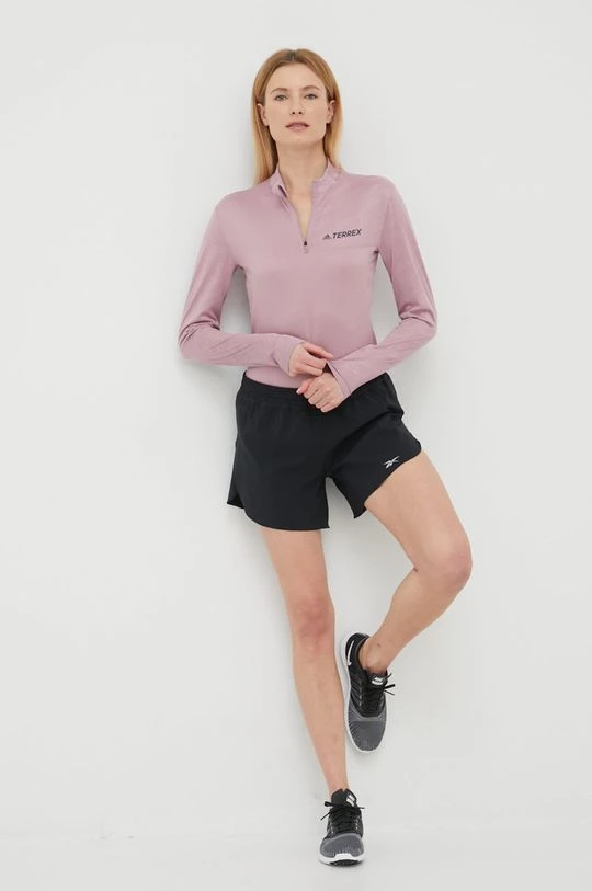 Γυναικεία Σορτς τρεξίματος Reebok μαύρο, 2 Γυναικεία Σορτς τρεξίματος Reebok μαύρο, - Image 2