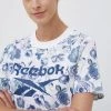 Γυναικεία Κοντομάνικο Μπλουζάκι Reebok χρώμα: άσπρο
