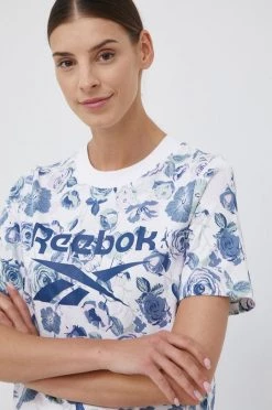 Γυναικεία Κοντομάνικο Μπλουζάκι Reebok χρώμα: άσπρο