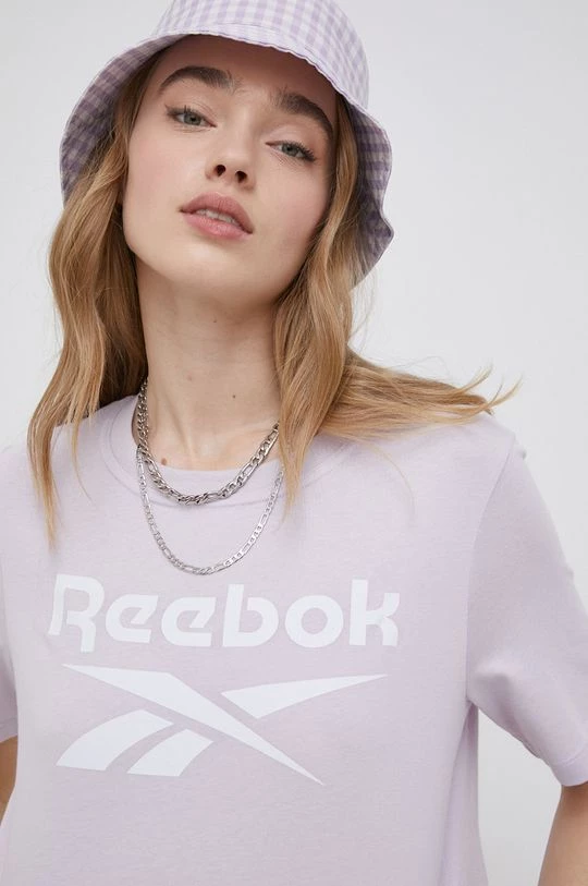 Γυναικεία Κοντομάνικο Μπλουζάκι Reebok χρώμα: ροζ 4 Γυναικεία Κοντομάνικο Μπλουζάκι Reebok χρώμα: ροζ - Image 4
