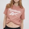 Γυναικεία Κοντομάνικο Μπλουζάκι Reebok χρώμα: πορτοκαλί