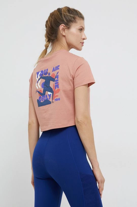 Γυναικεία Κοντομάνικο Βαμβακερό μπλουζάκι Reebok πορτοκαλί 3 Γυναικεία Κοντομάνικο Βαμβακερό μπλουζάκι Reebok πορτοκαλί - Image 3