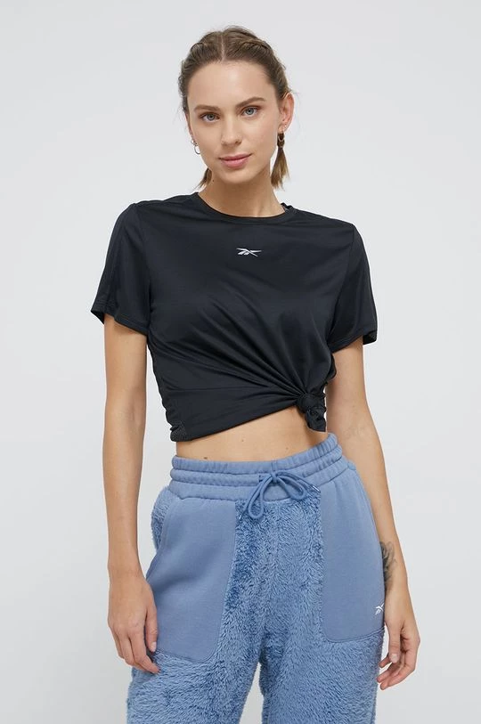 Γυναικεία Κοντομάνικο Μπλουζάκι Reebok μαύρο 1 Γυναικεία Κοντομάνικο Μπλουζάκι Reebok μαύρο