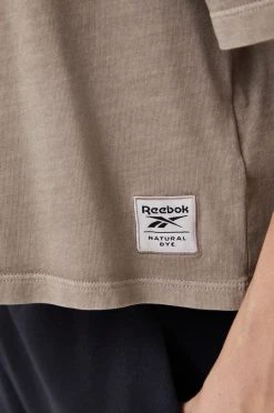 Γυναικεία Κοντομάνικο Μπλουζάκι Reebok χρώμα: γκρι -Reebok Εκπτώσεις unnamed file 3365