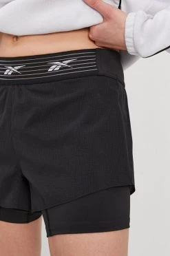 Γυναικεία Σορτς Reebok χρώμα: μαύρο -Reebok Εκπτώσεις unnamed file 3417