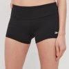 Γυναικεία Σορτς Reebok χρώμα: μαύρο