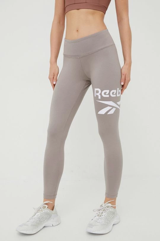 Γυναικεία Κολάν Reebok μπεζ 2 Γυναικεία Κολάν Reebok μπεζ - Image 2