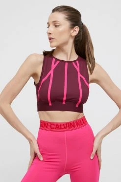 Γυναικεία Αμάνικος Top Reebok χρώμα: μοβ