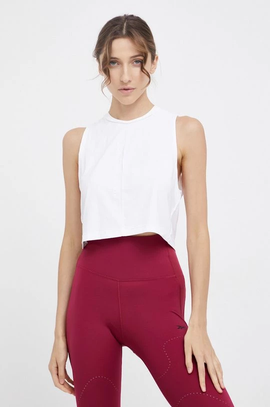 Γυναικεία Αμάνικος Top Reebok χρώμα: άσπρο 2 Γυναικεία Αμάνικος Top Reebok χρώμα: άσπρο - Image 2