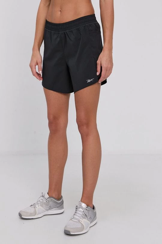 Γυναικεία Σορτς Reebok χρώμα: μαύρο 1 Γυναικεία Σορτς Reebok χρώμα: μαύρο