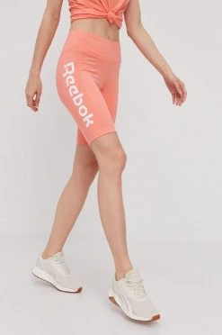 Γυναικεία Σορτς Reebok χρώμα: πορτοκαλί