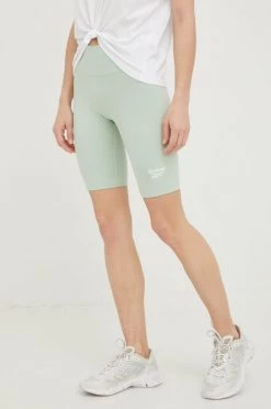 Γυναικεία Σορτς προπόνησης Reebok Identity Logo πράσινο